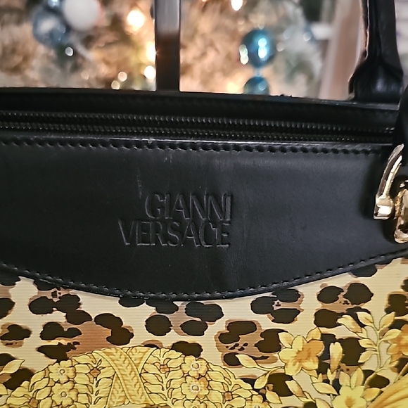 Versace Leapord Sunburst  Bag With Dustbag EXCELLENT CONDITION - Picture 2 of 9